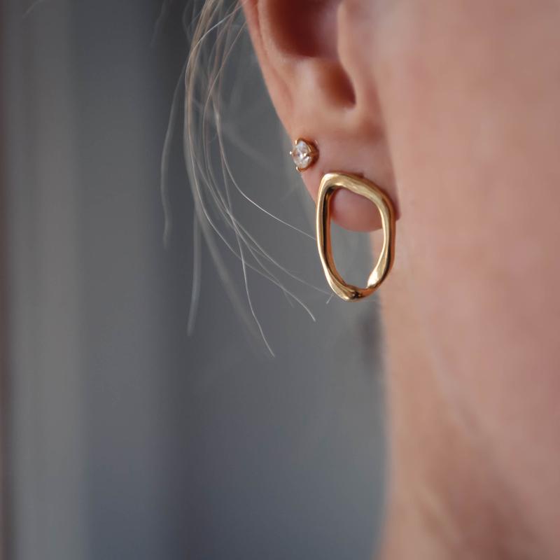 Boucles d’oreilles Léonor dorure 24 carats – Élégance chic-9Avril