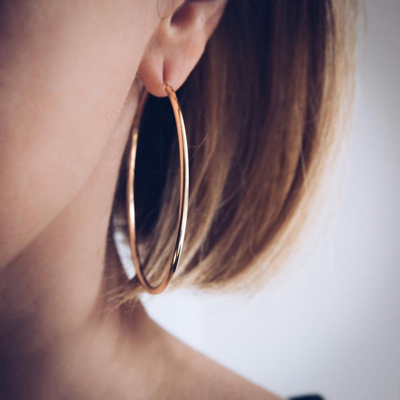 Boucles d'oreilles créoles Saint Barth plaqué or -9Avril