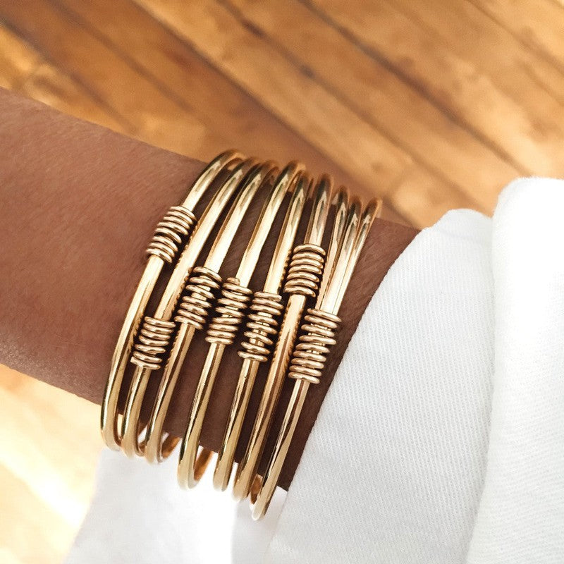 Bracelet Jonc Massaï femme -9Avril