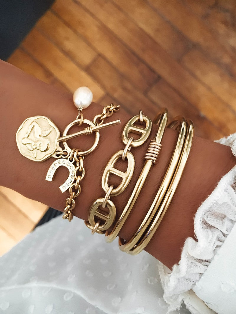 Bracelet Talisman ange Gabriel femme -9Avril