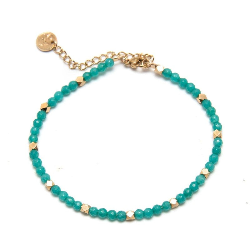 Chaine de cheville Pondichéry plaqué or femme -9Avril