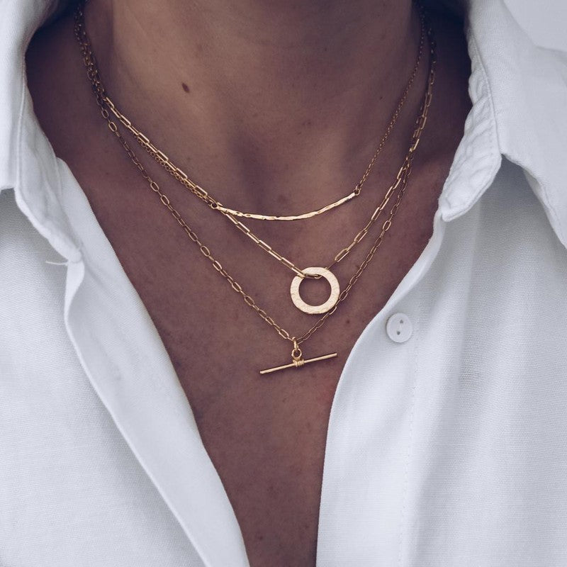 Collier Horizon femme tendance rock basique -9Avril