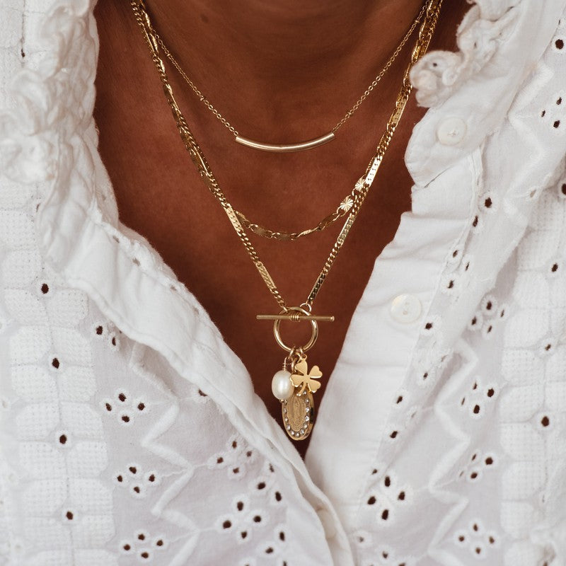 Collier Rita Gold medaille notre dame de Guadalupe -9Avril