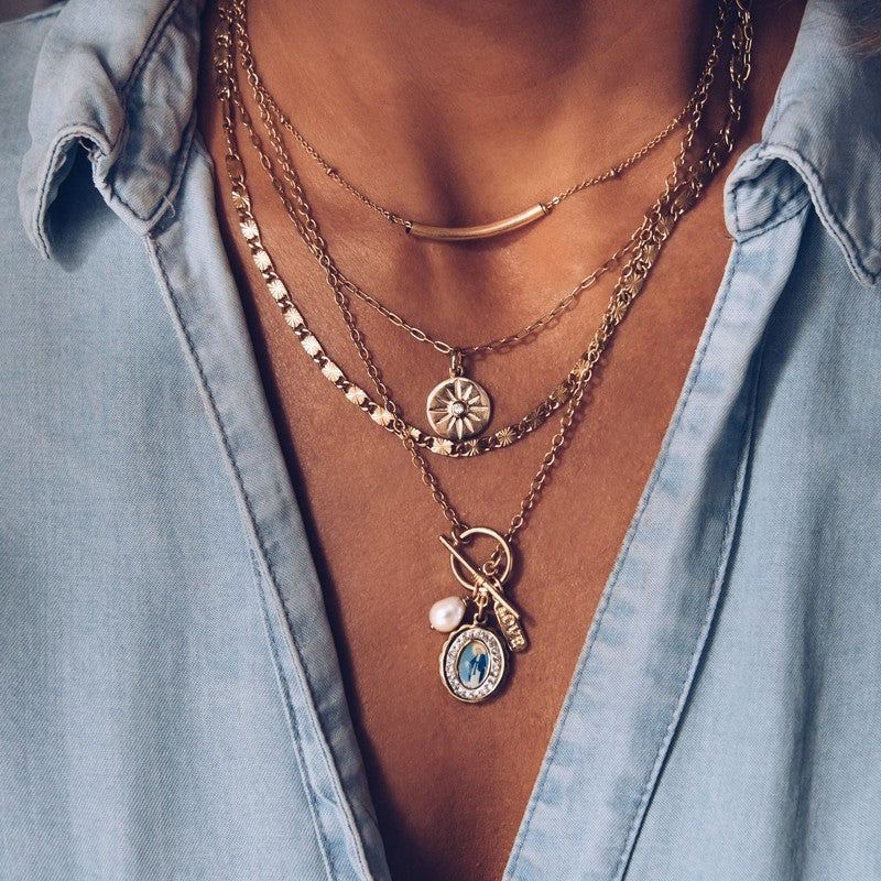 Collier Rita Indigo madone miraculeuse Marie-9Avril