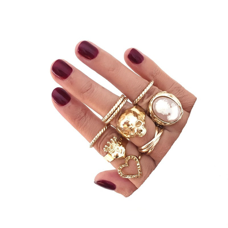 Bague Caméa femme inspiration vintage plaqué or-9Avril