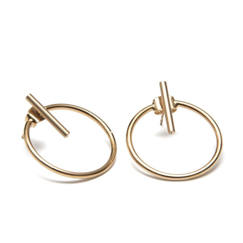 Boucles d’oreilles Bowie plaqué or femme rock tendance-9Avril