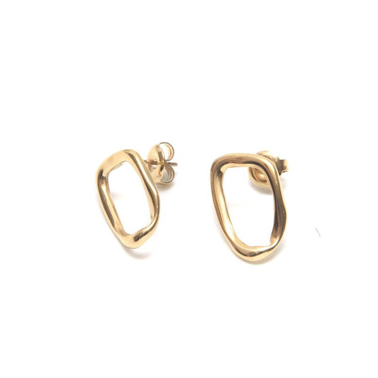 Boucles d’oreilles Léonor dorure 24 carats – Élégance chic-9Avril