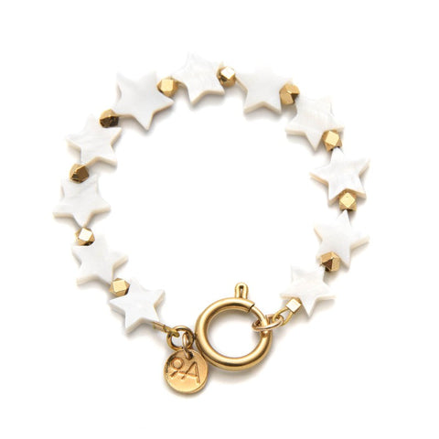 Bracelet Estrella étoile nacre tendance femme bijou -9Avril