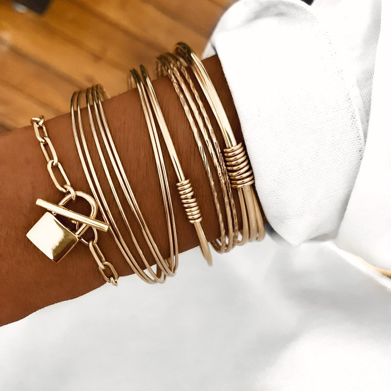 Bracelet Jonc Trio Massaï femme -9Avril