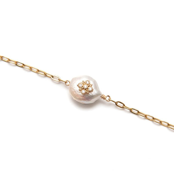 Bracelet Louisiane Diamant perle baroque plaqué or-9Avril