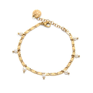 Bracelet Mamounia doré à l'or fin femme -9Avril