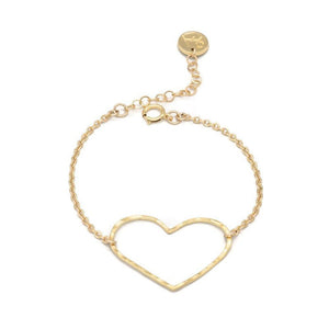 Bracelet Sentiments plaqué or femme coeur amour valentin-9Avril