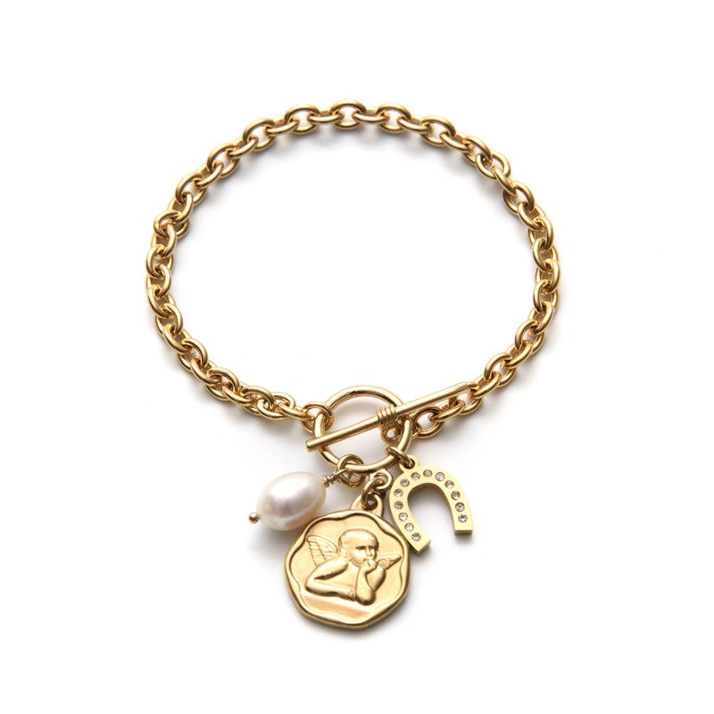 Bracelet Talisman ange Gabriel femme -9Avril