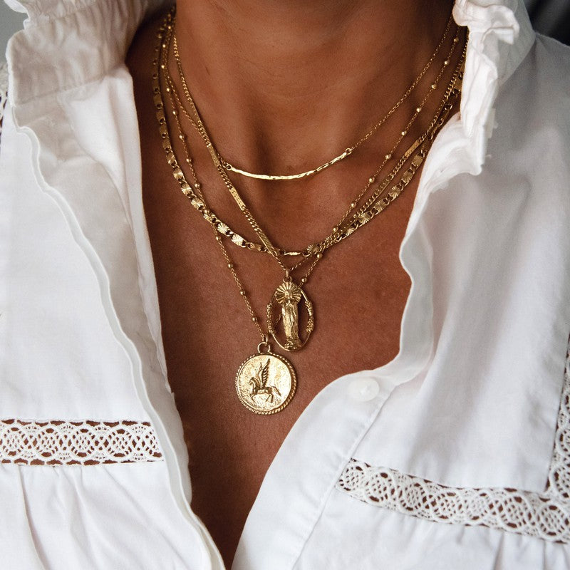 Collier Apparition vierge marie catholique madone-9Avril