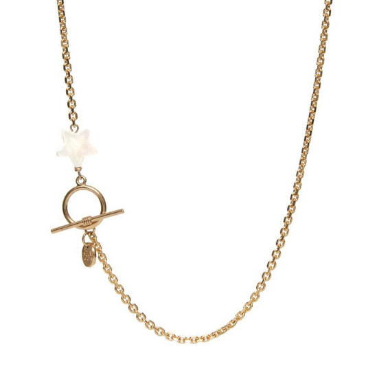 Collier Cassiopée plaqué or femme étoile en nacre-9Avril
