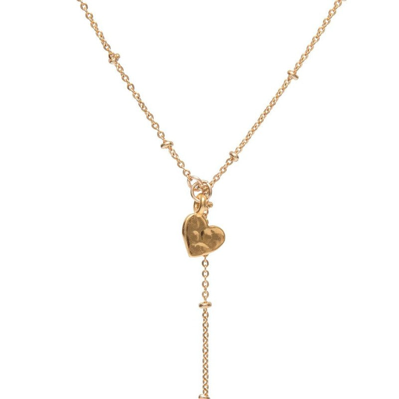 Collier Chamade cravate femme petit coeur -9Avril
