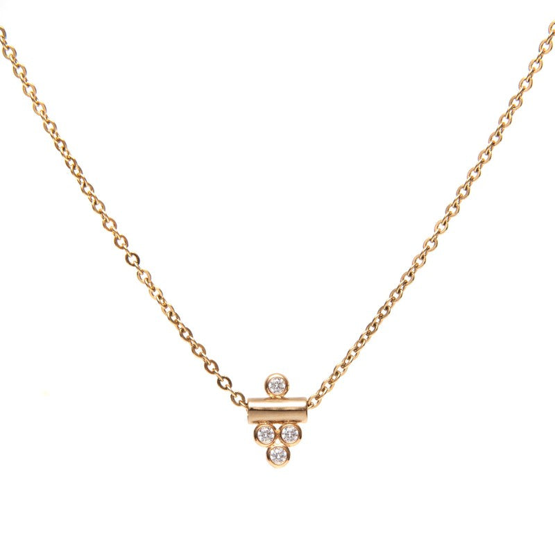 Collier Extase plaqué or ras de cou brillant diamant choker-9Avril