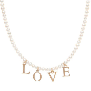 Collier Love beads plaqué or femme perles lettre love-9Avril