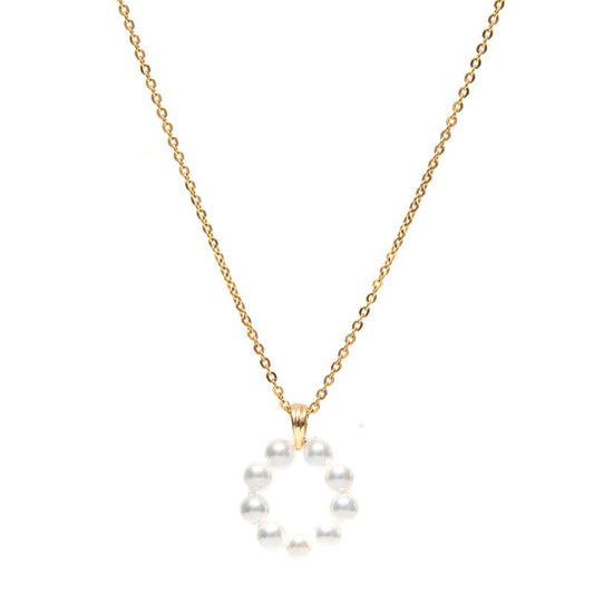 Collier Marguerite femme daisy nacre bijoux -9Avril