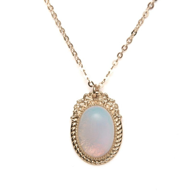 Collier Mina antique 1900 Vintage femme Nacre-9Avril