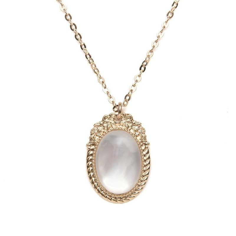 Collier Mina antique 1900 Vintage femme Nacre-9Avril