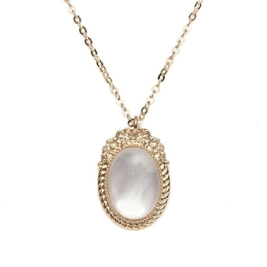 Collier Mina antique 1900 Vintage femme Nacre-9Avril