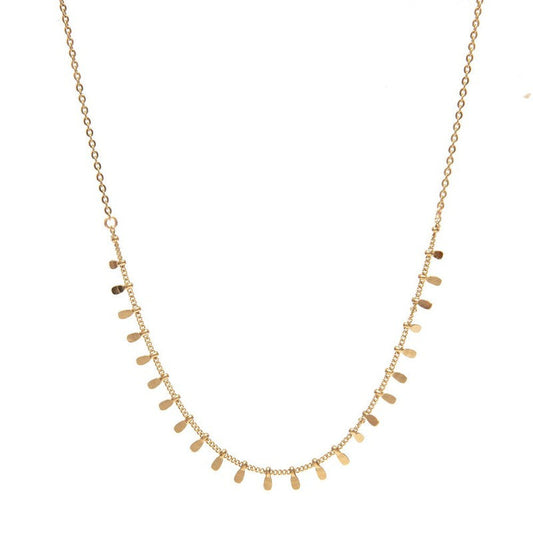 Collier Petit Bohème plaqué or ras de cou choker-9Avril