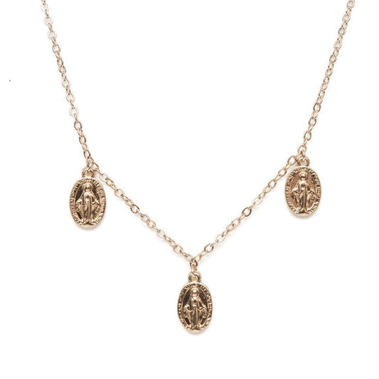 Collier Petite Madone ras de cou vierge marie-9Avril