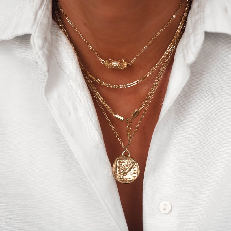 Collier Punky rock femme créateur tendance -9Avril