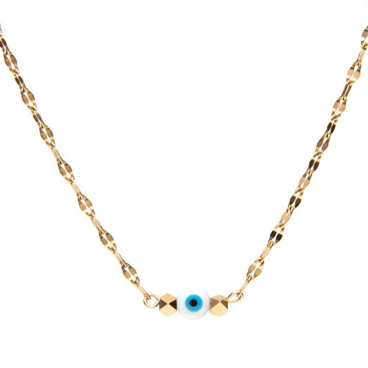 Collier Santorin ras de cou oeil grec choker-9Avril