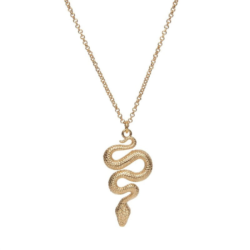 Collier Snake sautoir serpent mode rock -9Avril