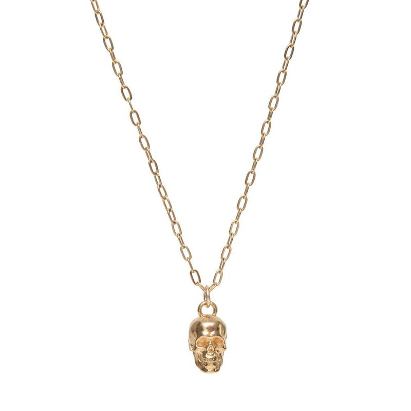 Collier femme tête de mort Hamlet skull crane-9Avril