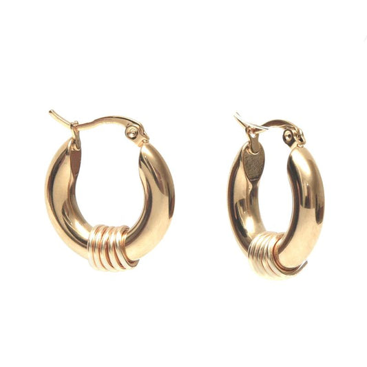 Créoles Big Massaï dorées Paris-9Avril