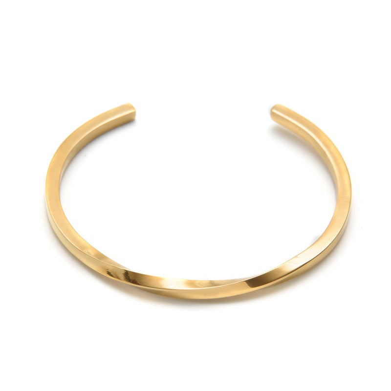 Jonc Baobab acier inoxydable réglable femme -9Avril