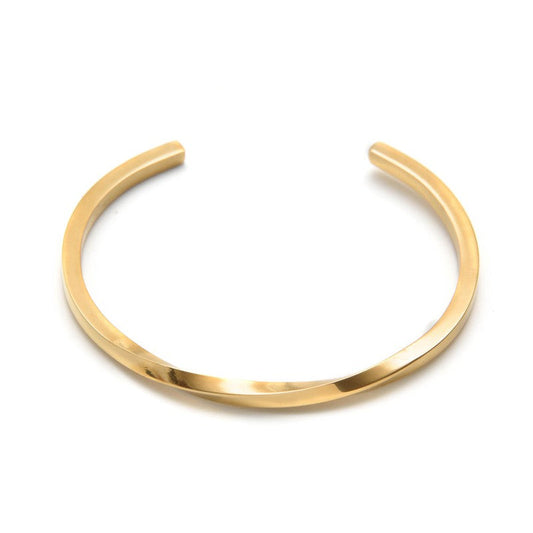 Jonc Baobab acier inoxydable réglable femme -9Avril